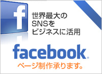 世界最大のSNSをビジネスに活用 facebookページ制作承ります。